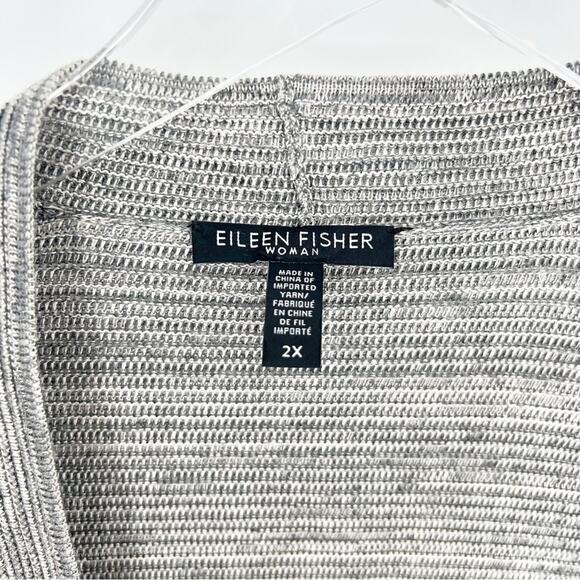 Eileen Fisher Notch Collar Cardigan 2X - Picture 5 of 6